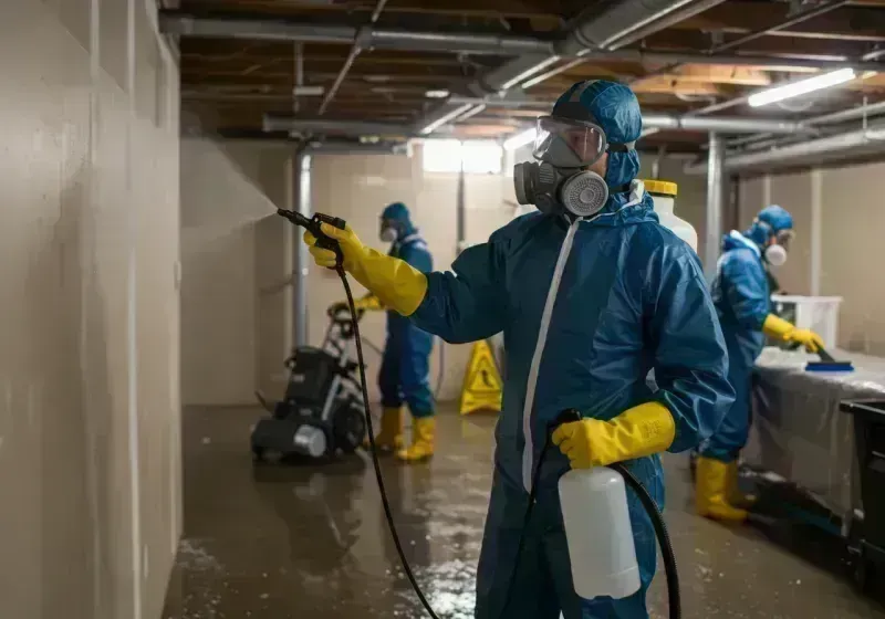 Basement Sanitization and Antimicrobial Treatment process in Fort Lauderdale, FL